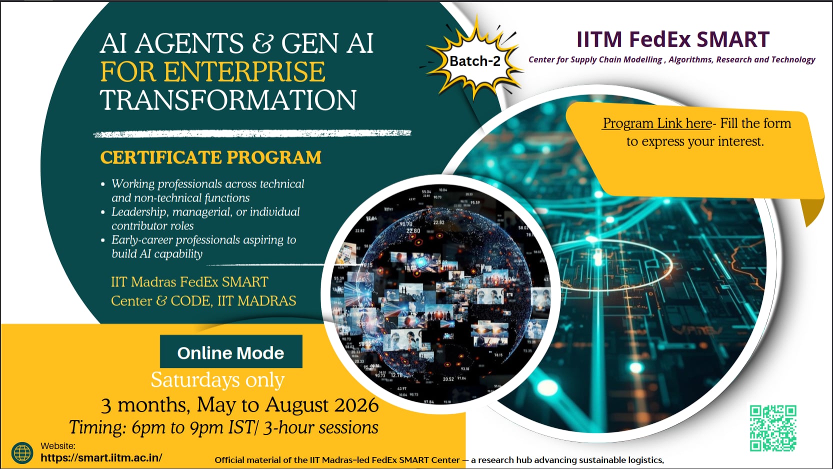 AI AGENTS & GEN AI FOR ENTERPRISE TRANSFORMATION CERTIFICATE PROGRAM ...