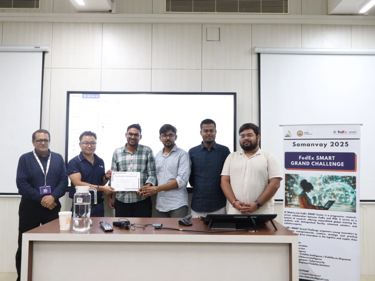 Third place winners of FedEx SMART Grand Challenge 2025