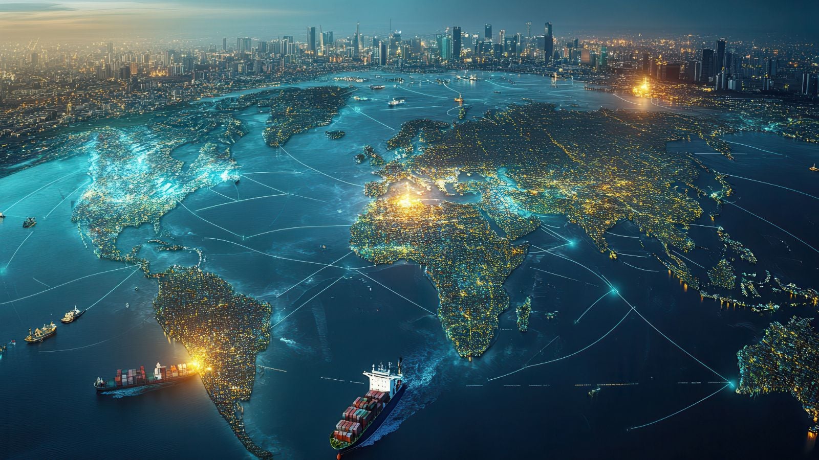 A futuristic image that represents advanced technologies, AI, ML and research.